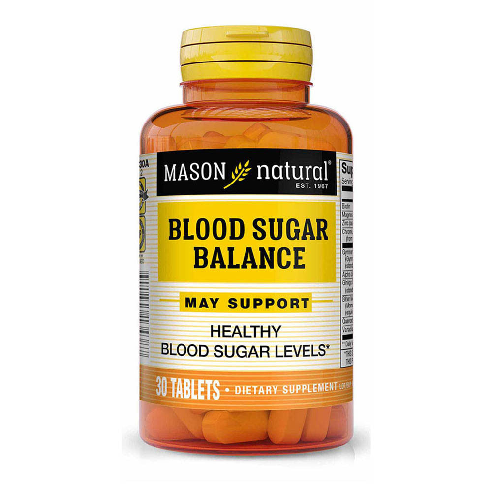 Mason Natural Blood Sugar Balance Tablets By Mason, 30 Ea